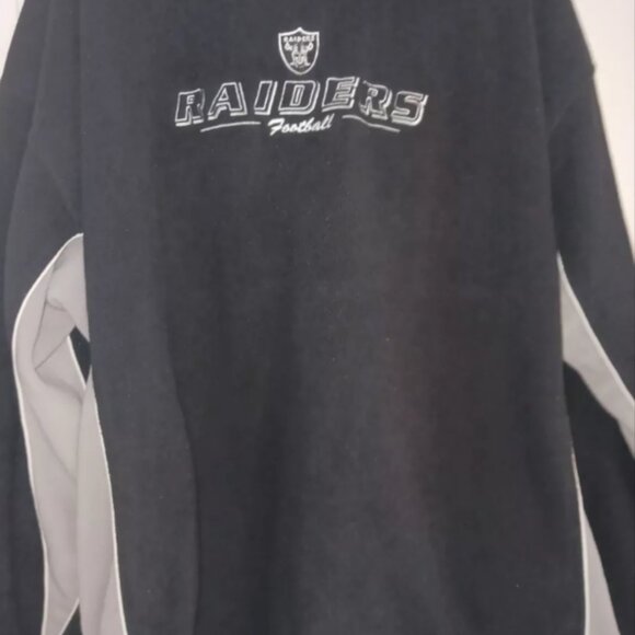Men's Raiders Thick Fleece Pullover XXL 2XL - Picture 3 of 3